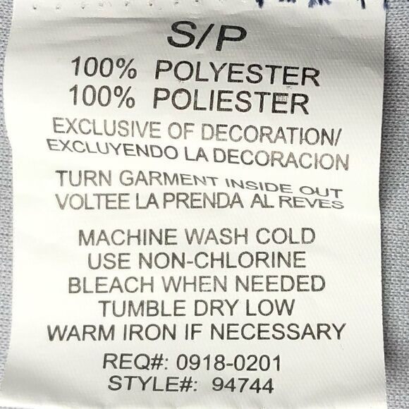 Stitches New York Yankees Quarter Zip Pullover in Blue Heather/Grey Women’s S - Picture 9 of 9